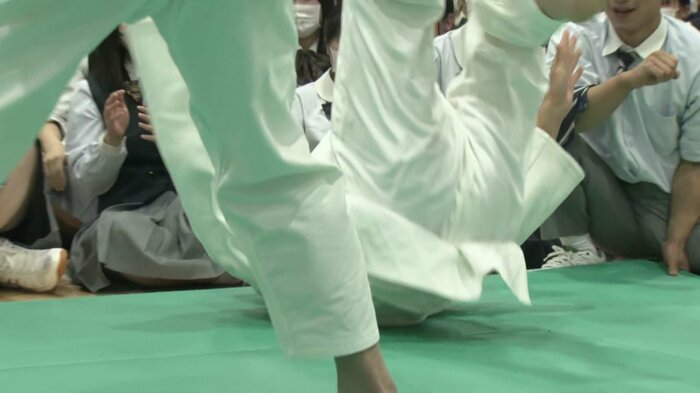 校長先生には大内刈りで「一本勝ち」!