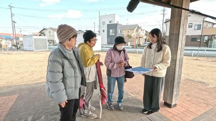 折戸湾の謎物体について聞き込み