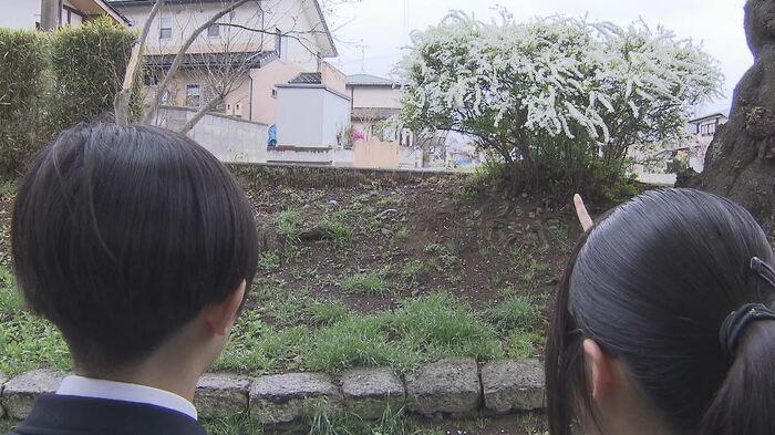 通学路で男の子を発見