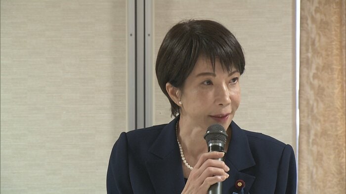 高市総理　自民党選挙対策本部会議にて（21日午後）