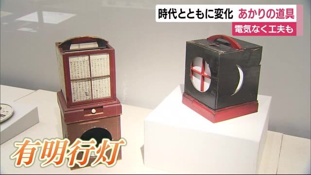 時代とともに移り変わりが あかりの道具展 浜松市