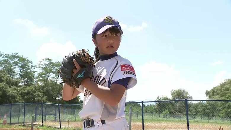 少年野球チーム「仙北ゼブラ」全国優勝　エースピッチャーは“小6女子”　ムードメーカーの主将とともにチーム盛り立て｜FNNプライムオンライン