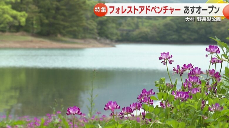 野岳湖周辺は　自然に囲まれた場所だ