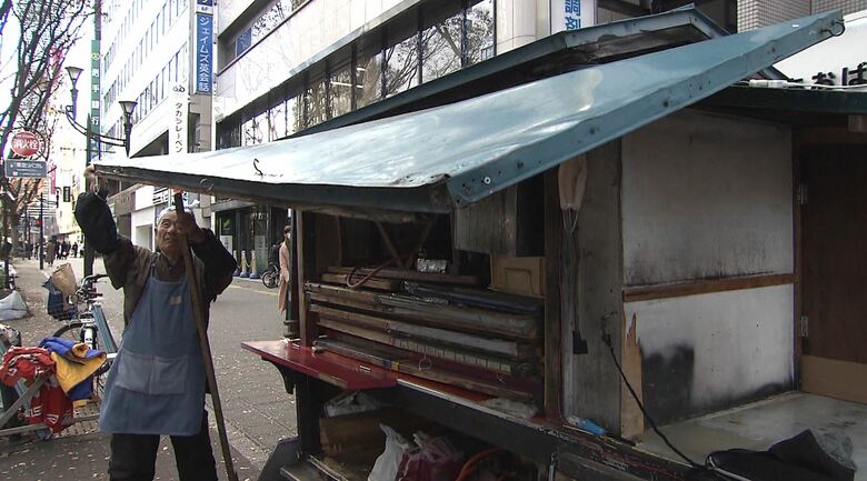 30年以上使用しているという年季の入った屋台