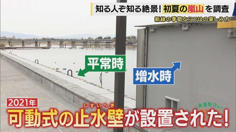 可動式の止水壁