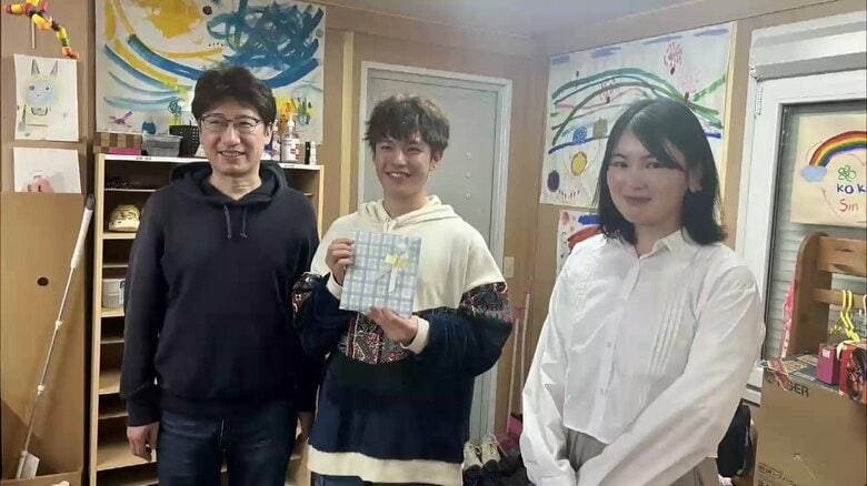 支援活動を始めた伶奈さん（2025年3月）