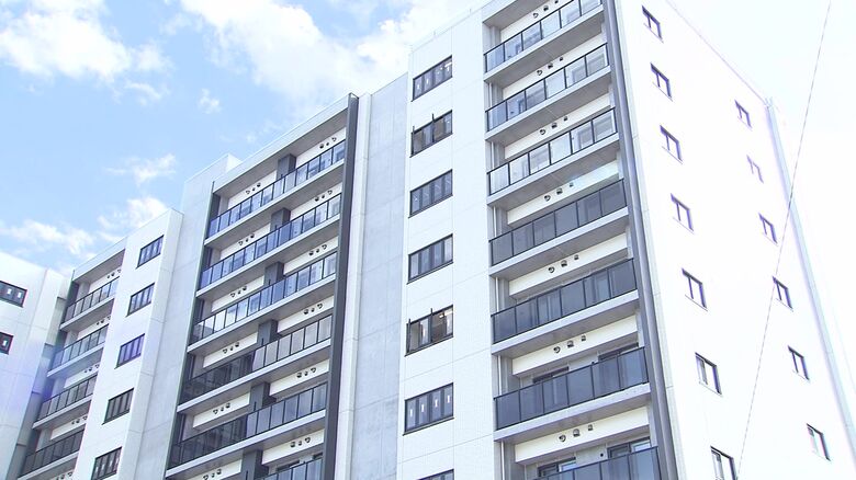 マンションやビジネスホテルの建設が進む