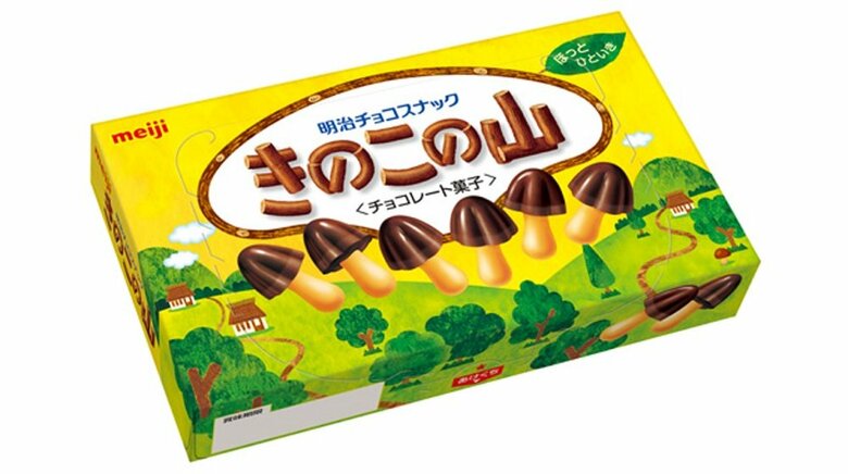 現在の「きのこの山」パッケージ（提供：株式会社 明治）