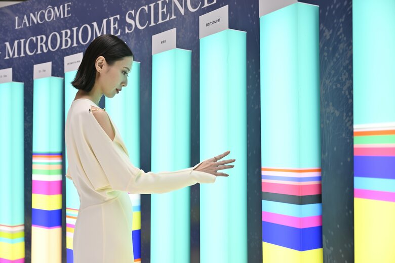 「ランコム 美肌菌 ステーション」POP UP イベント開催記念  ～ランコム ミューズ 5年目を迎える戸田恵梨香さんとの軌跡～