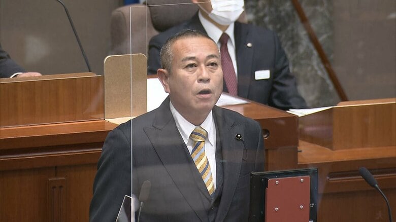 自民改革会議・代表（当時）「本県を分断するような発言」