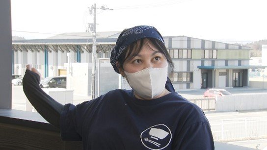 3年前に東京から双葉町に移住した女性（32）