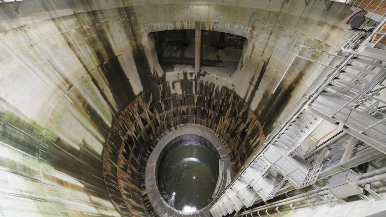 立坑体験コース(画像提供：国土交通省江戸川河川事務所)