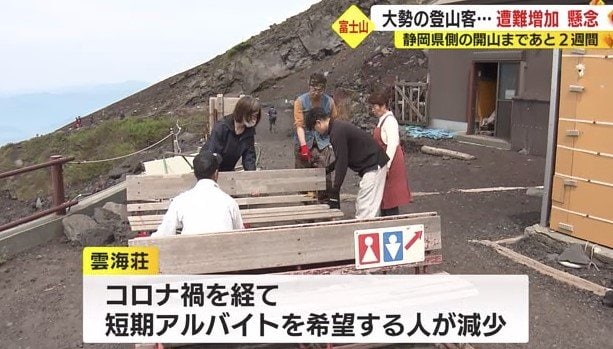 短期アルバイトの希望者が減少