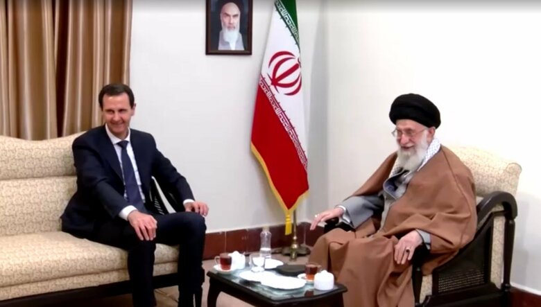 シリアのアサド大統領（当時）と面会（2019年）