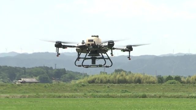 ドローンを使った農業