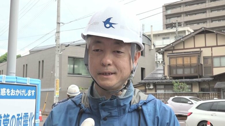 長岡市水道局工務課　白井靖宏 課長補佐