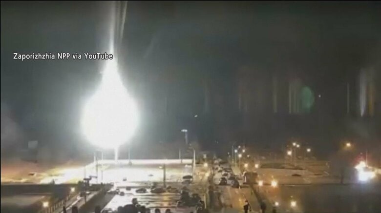 3月上旬にロシア側が制圧したザポリージャ原発