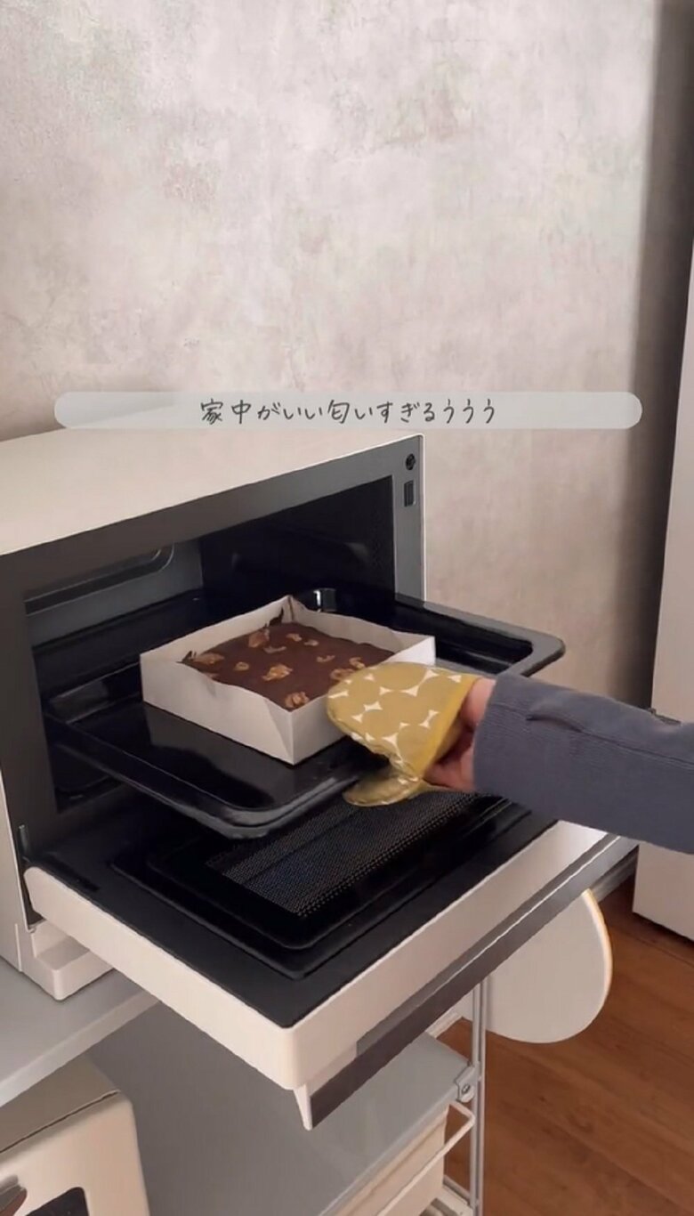 焼き上がり！いい匂いが広がる