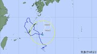 【台風情報】気象庁が浸水や河川氾濫への警戒呼びかけ　迷走の台風24号はゆっくり東北東に