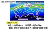 南海トラフ地震の想定震源域内に海底観測網「N-net」整備完了　津波を最大20分、地震の揺れを最大20秒程度早く検知　