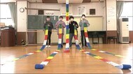 「身長伸伸楽」「高校合格楽」 “天筆”に児童が願い記す 秋田・美郷町