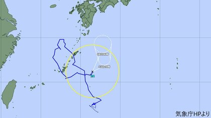 【台風情報】気象庁が浸水や河川氾濫への警戒呼びかけ　迷走の台風24号はゆっくり東北東に