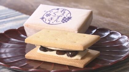 50年以上変わらぬ味「日本一の手土産」にも選ばれた逸品　老舗和菓子店の「れぇずんくっきぃ」　上質なバターに自家仕込みのレーズン　3代目店主がレシピ変えず味守る
