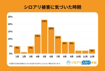 【独自調査】シロアリ被害の54%は梅雨（4～6月）に集中｜被害経験者の51%が「事前に対策していなかった」と回答