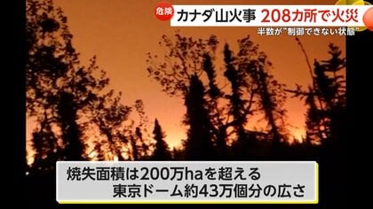 【深刻】カナダ山火事がNYにも煙到達…アメリカ全土の約3分の1覆われ健康被害の懸念も　延焼止まらず208カ所で火災