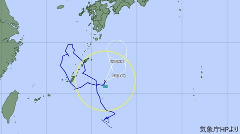 【台風情報】気象庁が浸水や河川氾濫への警戒呼びかけ　迷走の台風24号はゆっくり東北東に