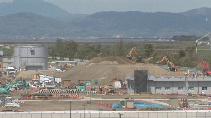 建設が進む「佐賀駐屯地」(2025年4月15日)