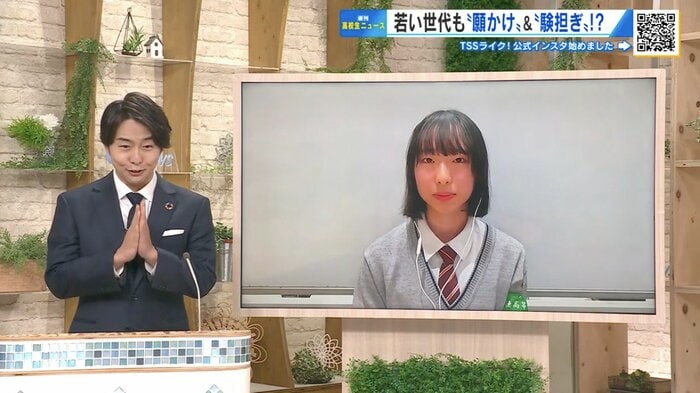 スタジオからコメントする加藤雅也キャスター