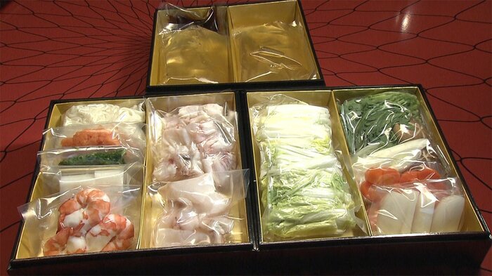 宅配用のクエ鍋セット