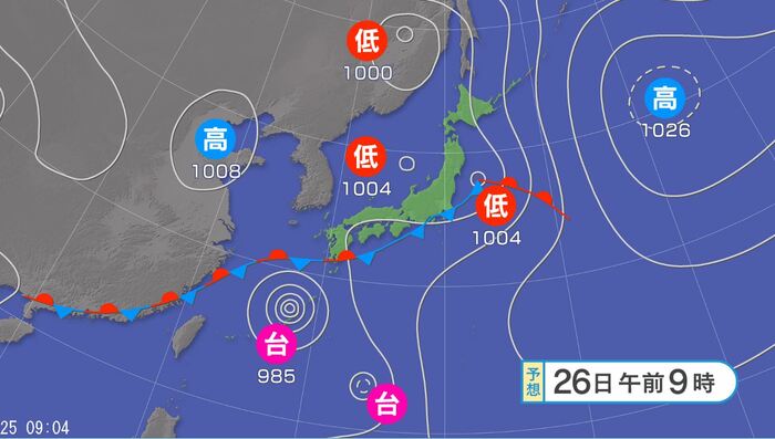予想天気図
