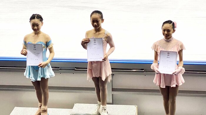 ノービスA女子表彰台(東京選手権)