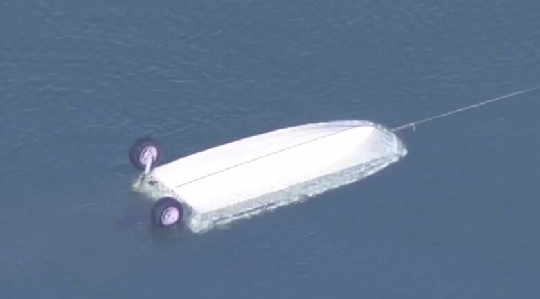 【速報】琵琶湖で釣り用ボート転覆　男性3人死亡　前日から釣りに出ていた3人か｜FNNプライムオンライン