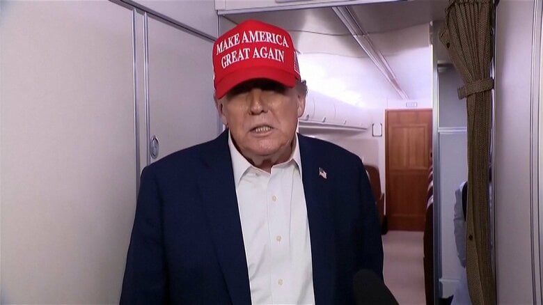 トランプ大統領 ハマスがガザでの停戦に来週にも合意する可能性に言及「私は非常に楽観的。しかし状況は日々変化する」｜FNNプライムオンライン