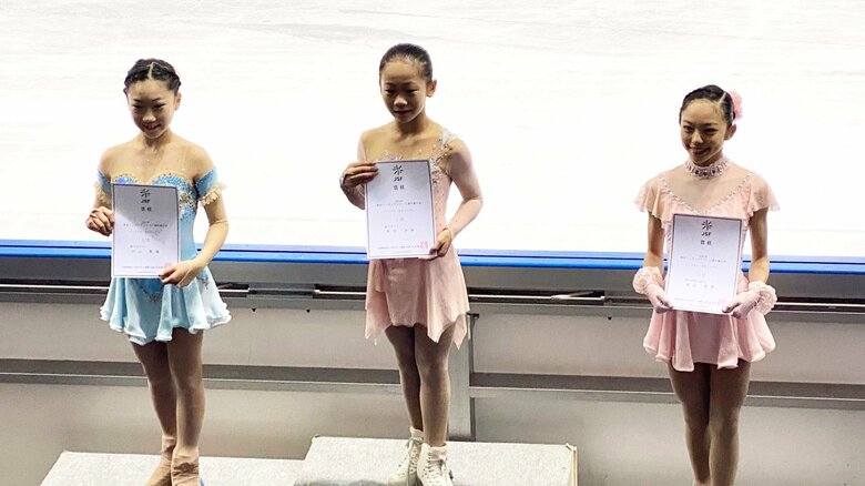 ノービスA女子表彰台(東京選手権)