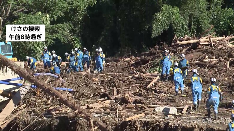 石川・輪島市での捜索の様子