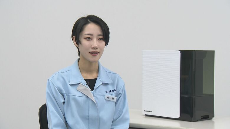 ダイニチ工業 管理本部広報室　佐藤日那さん