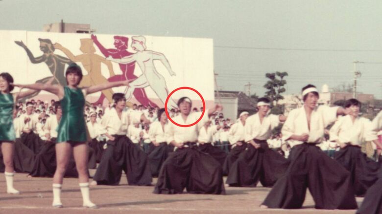 大阪府立三国ヶ丘高校時代の澤教授　