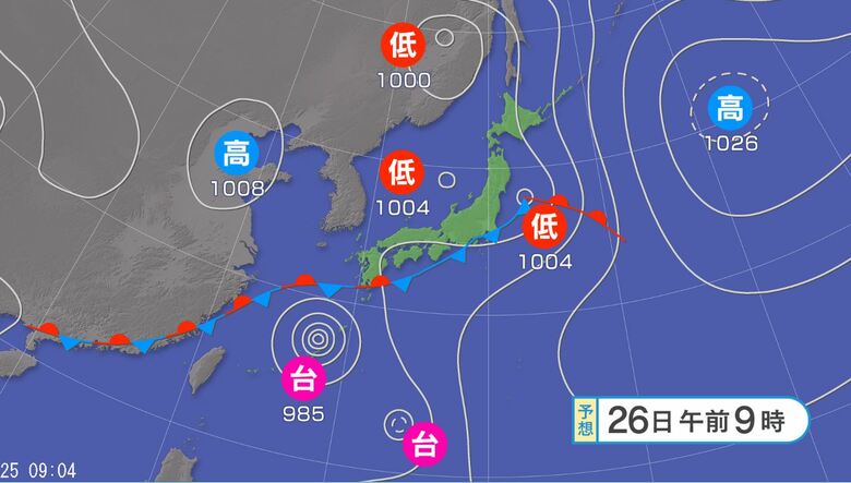 予想天気図