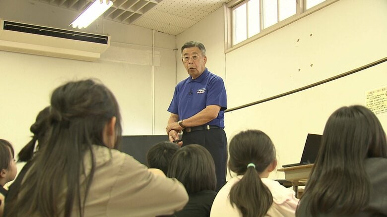 島原半島の子供たちへ語り続ける杉本さん