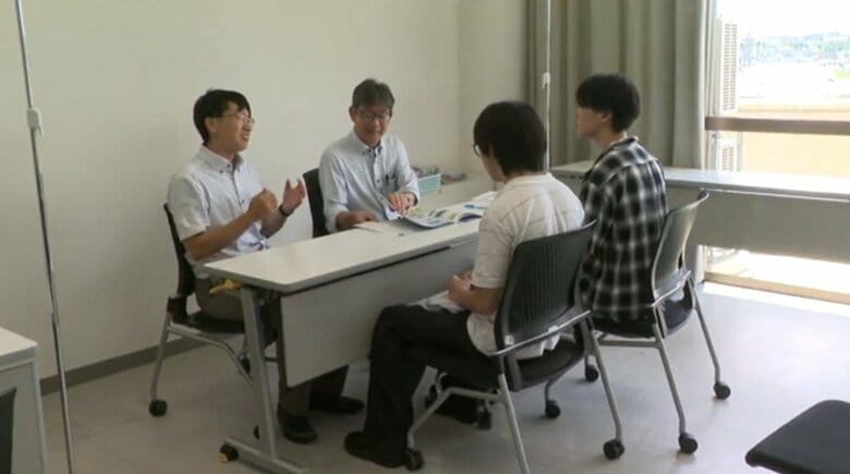 オープンキャンパスでは相談窓口も開設された