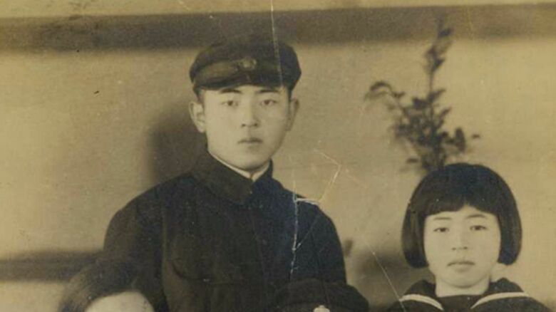 海軍航空隊に入隊した奥山茂丸さん