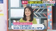 【解説】“食べる紫外線対策”にオススメの食材は「トマトとナス」　「ほうれん草と卵」は“天然のサングラス”とも　管理栄養士・菊池真由子氏がイチオシレシピも紹介