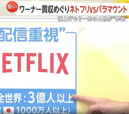 ワーナー買収めぐるNETFLIX対パラマウントの争いにトランプ大統領も参戦　パラマウント側“大富豪親子”と「直接電話かける関係」