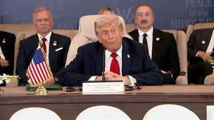 「戦争はもう起きない」「新たな始まり」トランプ大統領がガザ停戦文書に署名　出席したエジプトのガザ和平首脳会合で