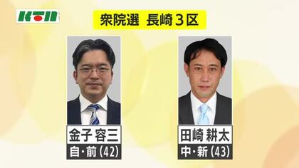 【衆院選】長崎3区　前職と新人の2人が立候補