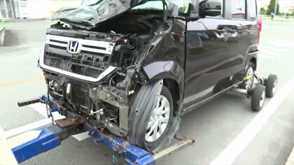 交差点で車2台が出合い頭に衝突　男女3人搬送　うち1人が意識不明の重体　福岡・久留米市